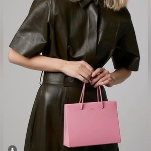 Medea Hannah leather tote in pink